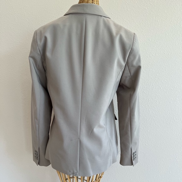 Apt. 9 Grey Single Button Lined Blazer - Picture 3 of 9